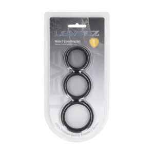 Wide O Silicone Cockring Set van 3 –S/M/L