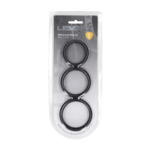 Wide O Silicone Cockring Set van 3 – L/XL/XXL