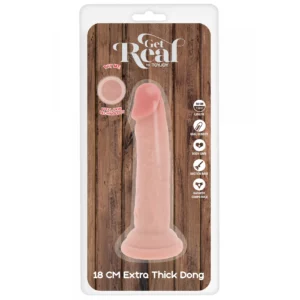 Deluxe Dual Density Dikke Dildo - 18 cm