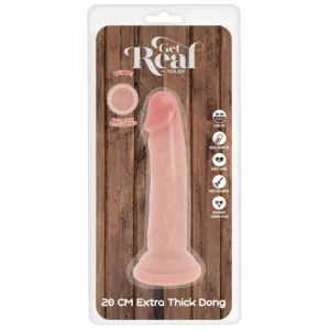 Deluxe Dual Density Dikke Dildo - 20 cm