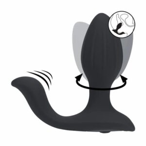 Levelz – Trillende en roterende siliconen anaal plug met kogelstimulator