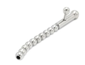 Penisplug 2 Removable Nobs Curved