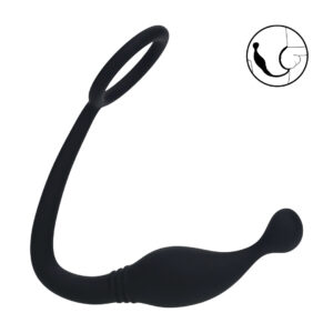 Silicone Cockring with Prostate Stimulator