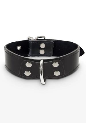 Elegante D-ring halsband