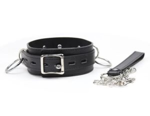 3 Ring Collar + Lash Black