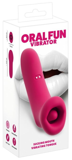 Zuigende Mond Vibrator met Tong Oral Fun..